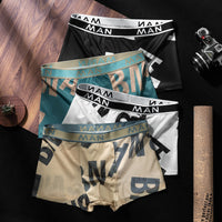Men's Ice Silk Boxer Summer Thin Antibacterial Breathable Boxer Shorts Seamless Youth Pants Men's Batch