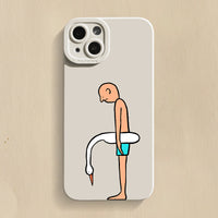 Depressed Original Niche Silicone Phone Case