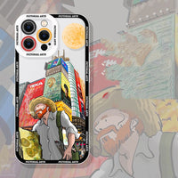 Internet Celebrity Uncle Mobile Phone Transparent Case