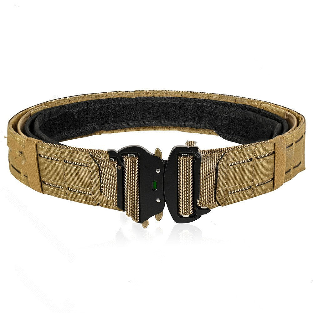 Outdoor Student Military Training Tactics Double Layer Belt