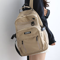 High School Students All Match Large Capacity Multi Layer Backpack