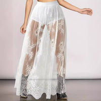 Women's Summer New Lace Sheer Skirt