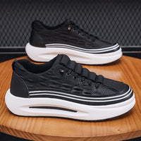 Breathable Canvas Shoes Thick Sole Slip-on