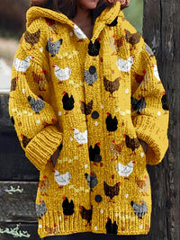 Halloween Animal 3D Printing Casual Design Sense Hooded Sweater Cloak Coat