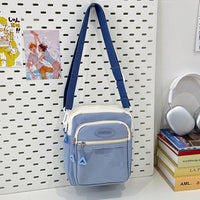 Crossbody Bag Girl Students' Personality Contrast Color