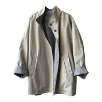 Women's Stand Collar Windbreaker With Both Sides