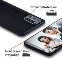 Applicable To Plus Simple Interlaced Wood Grain Phone Case