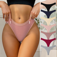 Womens Seamless Low-rise Cotton Sports Underwear