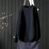 Simple Artistic Loose Pullover Women's Long-sleeved Sweater
