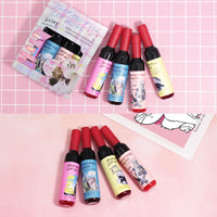 Tear And Pull Lip Gloss Sets Of Boxes Matte Finish Left Background Color
