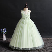 Princess Dress With Embroidered Sleeveless Long Tassel