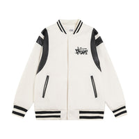 Loose Casual Letter Embroidered Jacket