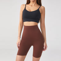 High Waist Body Shaping Middle Pants Seamless Running Sports