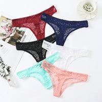 Lace Sexy Solid Color See-through Cotton Shorts