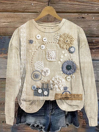 Christmas Style Loose Round Sweater