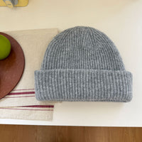Women's Double-layer Wool Flanging Woolen Cap