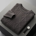 Thick Loose Sweater Twist Base Cardigan