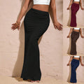 Womens Stylish Figure-hugging Mermaid Pleated Skirt