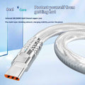 TYPE C Silver Data Cable CCC Certification Super Fast Charge 6A