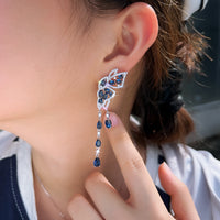 Long Butterfly Tassel Earrings That Flatter Your Face Shape