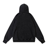 Retro Punk Washing Water Loose Pullover Men