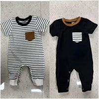 Children's Cotton Striped Jumpsuit