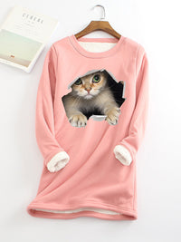 Autumn And Winter New Fleece-lined Thermal Bottoming Shirt Big Sale Printing