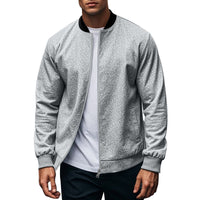 Long-sleeve Zipper Baseball Uniform Coat Jacket