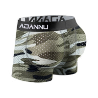 Camouflage Mesh Breathable Removable Cup Hip Cushion Men's Hip Lifting Underwear