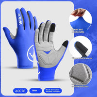 Spring And Summer Outdoor Mountain Bike Riding Gloves Thin Shock Absorption