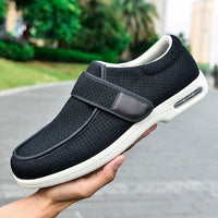Elderly With Velcro Closure And Wide Opening Square-dancing Shoes For Moms