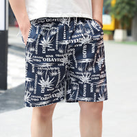 Fashion Men's Casual Printed Five-point Swimming Trunks