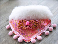 Christmas Bib Ornament Decoration Pet Saliva Towel Winter Warm Scarf