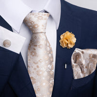 Men's Tie Suit Pocket Square Combo 8