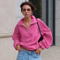 European And American Fashion Women's Wear Lamb Wool Tops
