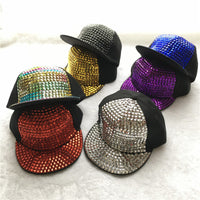 Parent-Child Children's Diamond Rivet Baseball Cap