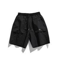 Solid Color Large Pocket Straight Cropped Pants Japanese Fashion Brand