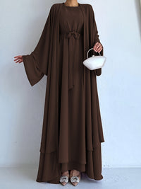 Womens Ethnic-style Solid-color Elegant Dress Casual Loose Jacket