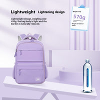 4-color Primary School Student Portable Burden Alleviation Backpack Schoolbag