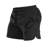 Elastic Thin Training Running  Men's Casual Quick-drying Knee Length Summer Sports Shorts