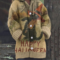Sweater Autumn And Winter Loose Twist Cardigan