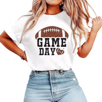 Letter-print Crew-neck Top Short-sleeve T-shirt