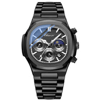 Multifunction Men's Calendar Luminous Chronograph Quartz Watch