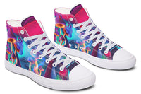 Printed Couple High-top Canvas Shoes