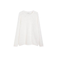 Mens New AutumnWinter Loose Casual Knit Outerwear Top