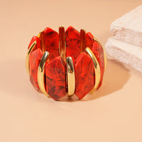 Irregular Acrylic Diamond-Shaped Stretch Bracelet From Europe And The US