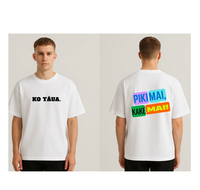 Summer Loose Short Sleeves T-shirt Men's And Women's Round Neck