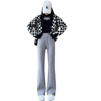 Chenille Wide-leg Pants For Women Extra-thick Version