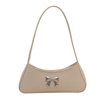 Texture Minimalist Underarm Elegant Bow Shoulder Bag