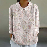 Women's Loose Casual Graffiti Printing Shirt